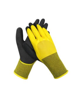PVC Coated Nylon Glove Industrial Safety Work Gloves